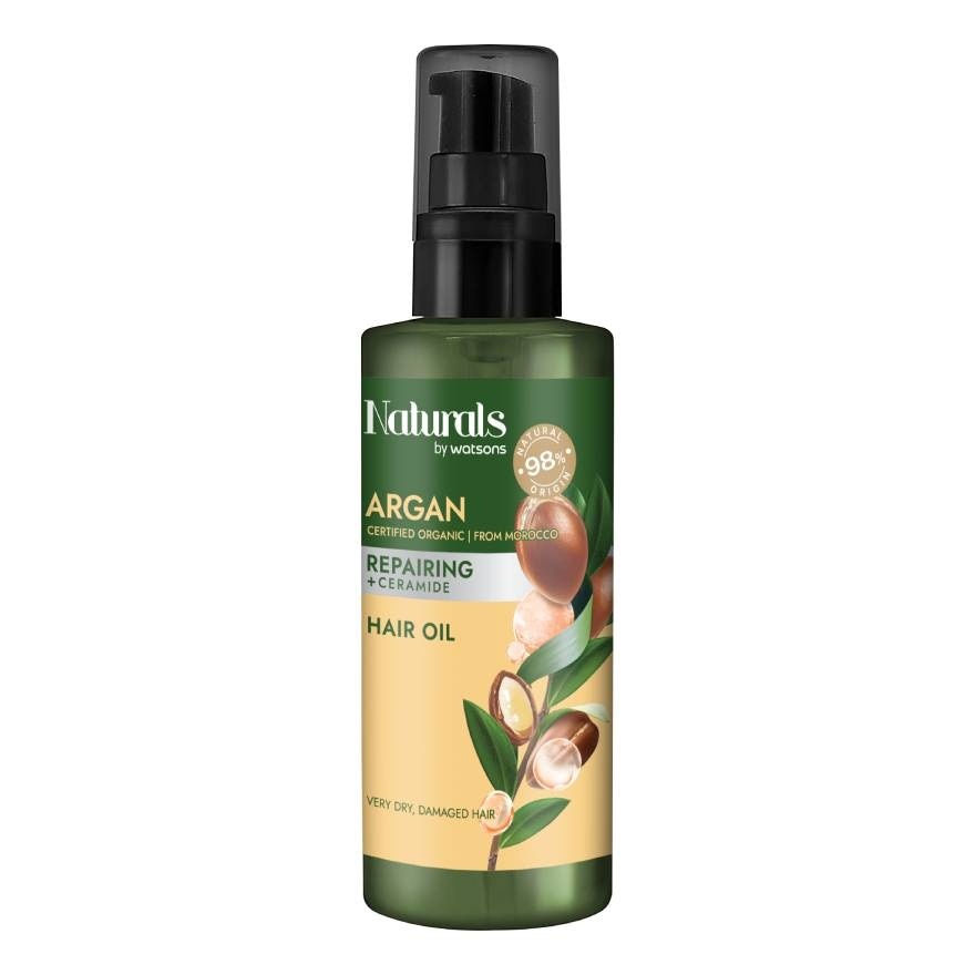 Naturals by Watsons Argan Repairing Hair Oil 100ml