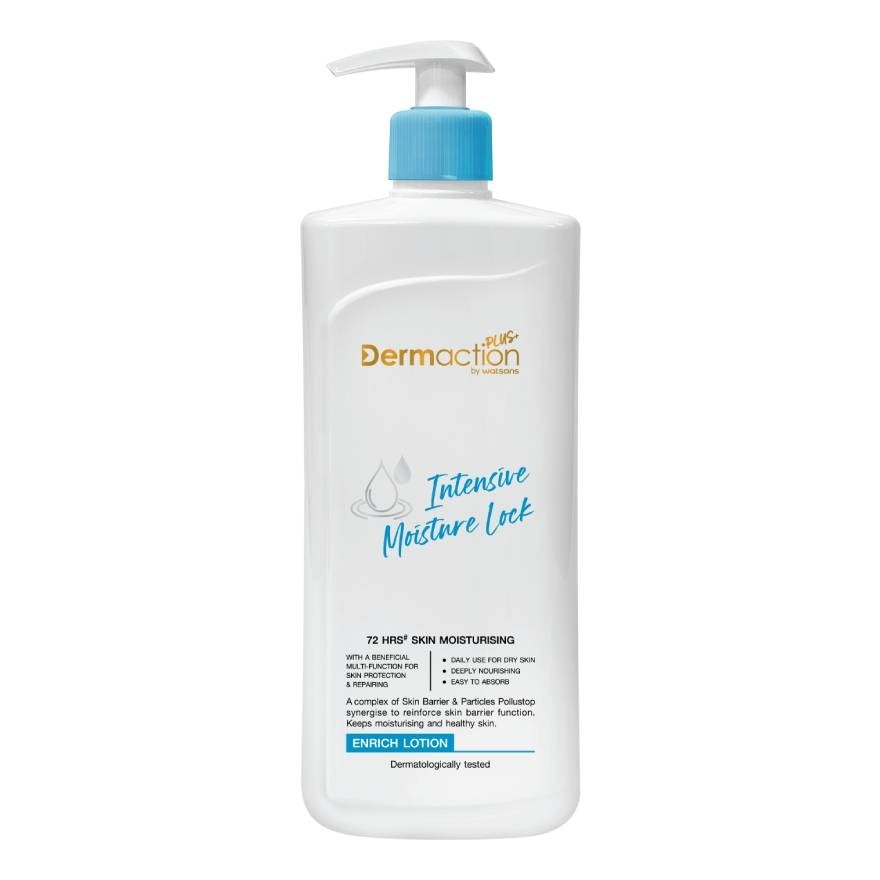 Dermaction Plus by Watsons Intensive Moisture Lock Enrich Lotion 380ml