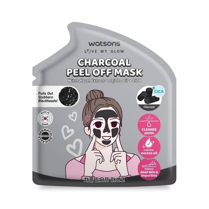 Watsons Charcoal Peel Off Mask (Sachet) 5ml