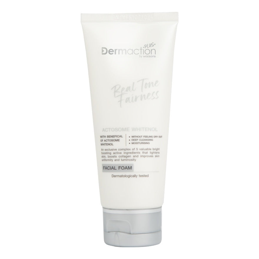 Dermaction Plus by Watsons Real Tone Fairness Facial Foam 100ml