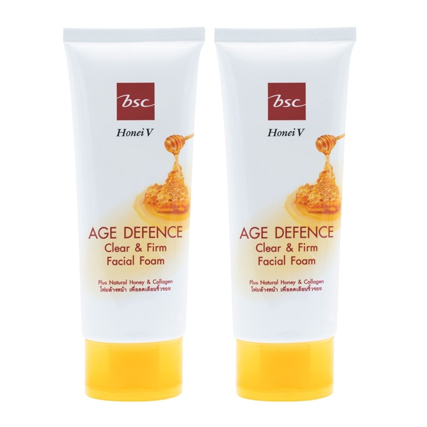 Honei V Bsc Age Defence Clear Firm Facial Foam 100 g..x2 PCS.