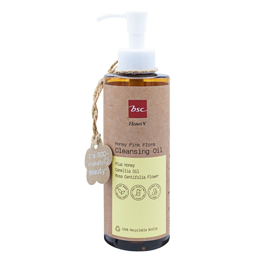 Honei V Bsc Honey Pink Flora Cleansing Oil 250 ml.