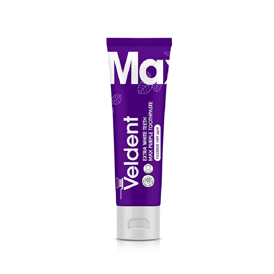 Veldent Toothpaste Extra White Teeth Max Purple 80g