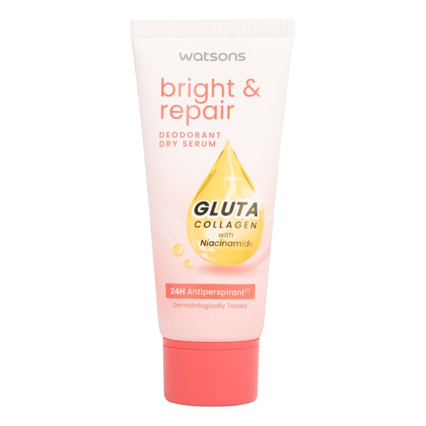 Watsons Bright Repair Deodorant Dry Serum Gluta Collagen 50ml