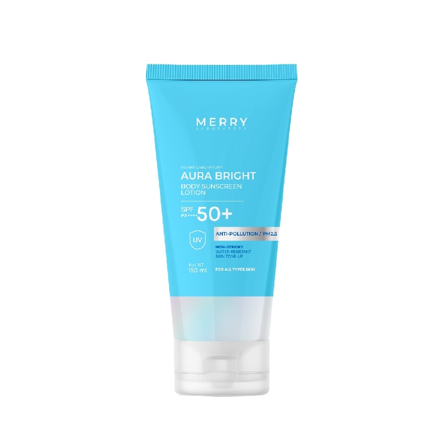 The Merry Merry Laboratory Aura Bright Body Sunscreen SPF50+ PA++++ 150 ml.