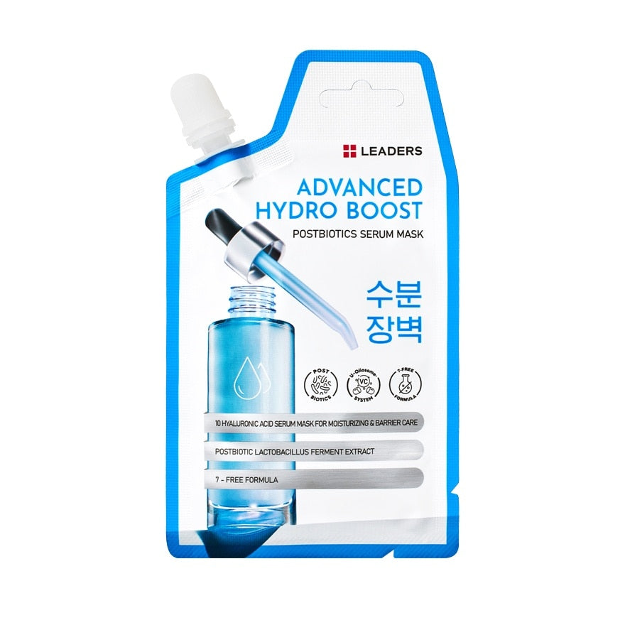 Leaders Advanced Hydro Boost Postbiotics Serum Mask 20ml