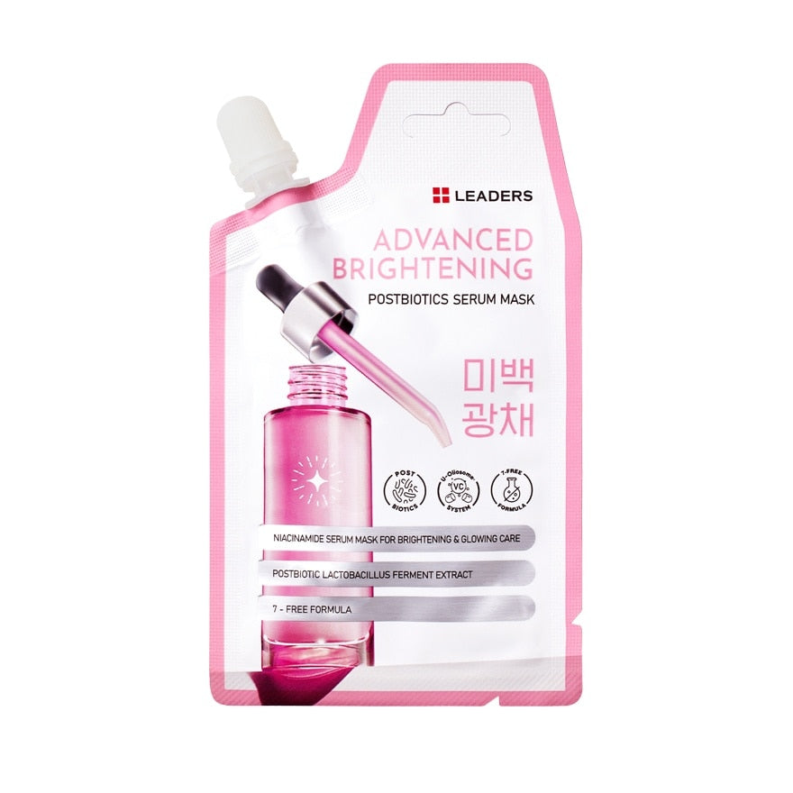 Leaders Advanced Brightening Postbiotics Serum Mask 20ml