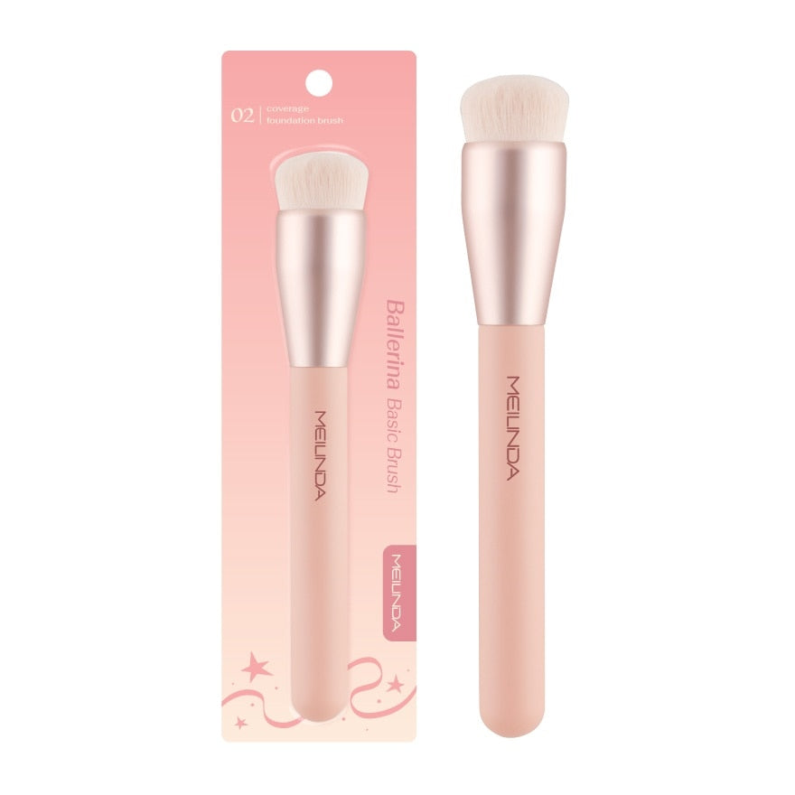 Mei Linda Ballerina Basic Brush 1pc 02 Coverage Foundation Brush