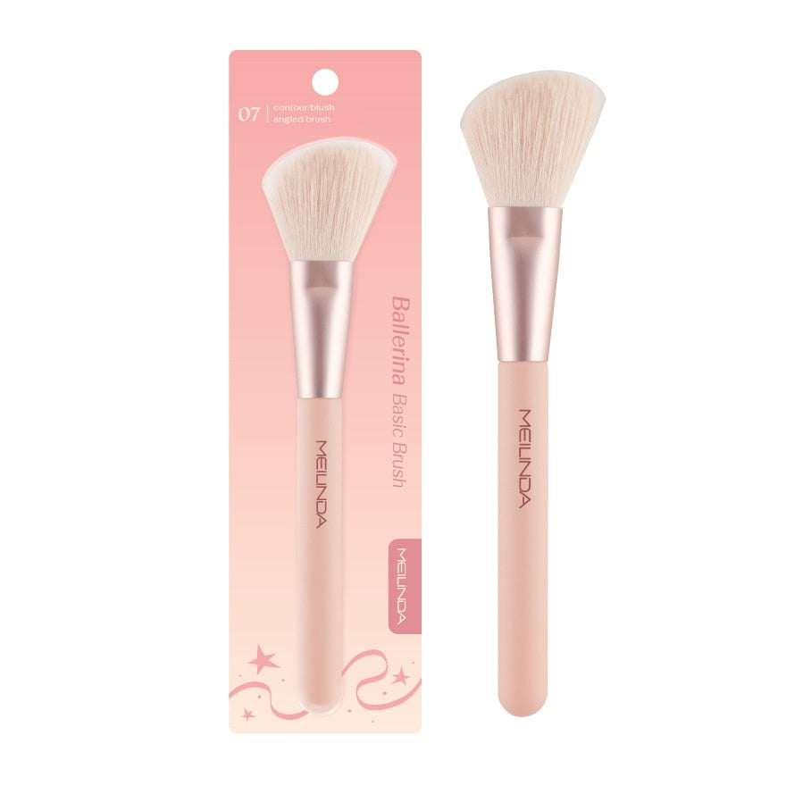 Mei Linda Ballerina Basic Brush 1pc 07 Contour/blush Angled Brush