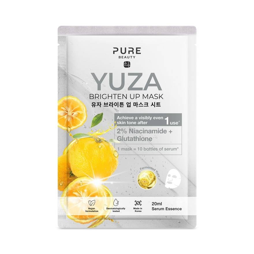 Pure Beauty Yuza Brighten Up Mask 1 Sheet