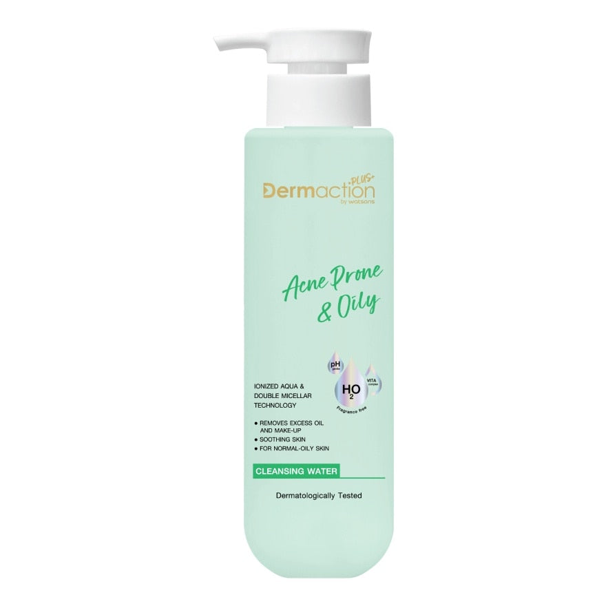 Dermaction Plus by Watsons Acne Prone Oily Cleansing Water 250ml