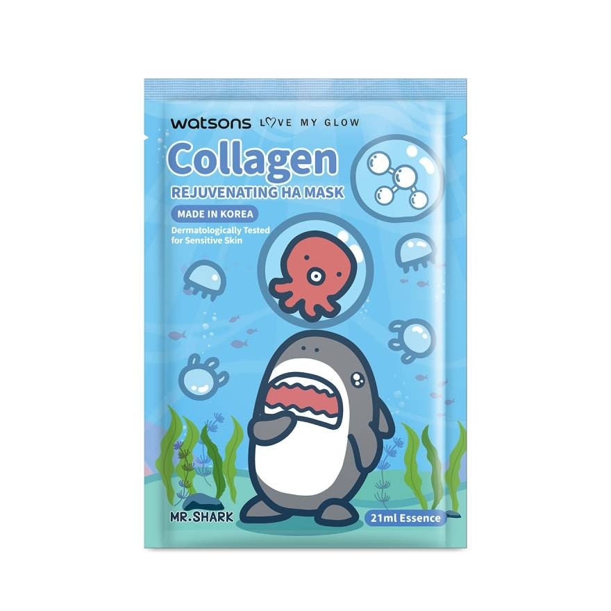 Watsons Love My Glow Collagen Rejuvenating HA Mask 1 Sheet