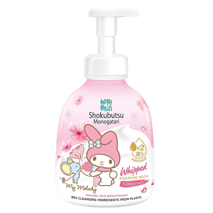 Shokubutsu Monogatari Whipped Foaming Bath Sakura 450 ml.