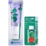 DENTISTE Toothpaste Whitening Purple+mouthwash 100g