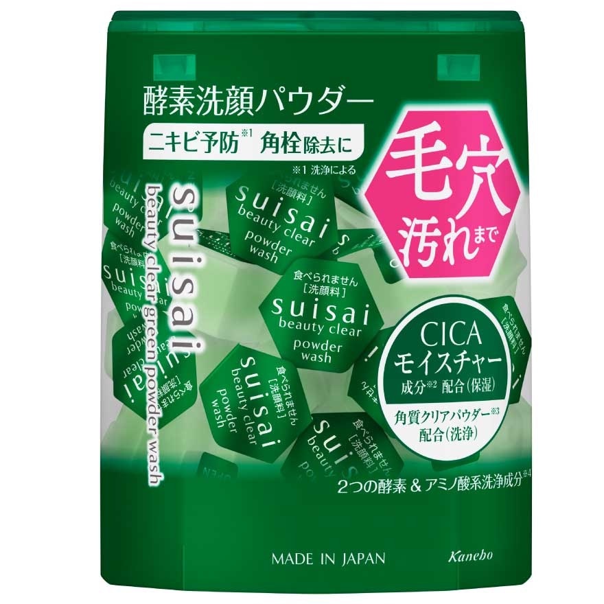 Kanebo Suisai Suisai Beauty Clear Green Powder Wash 12.8 g. 32pcs.