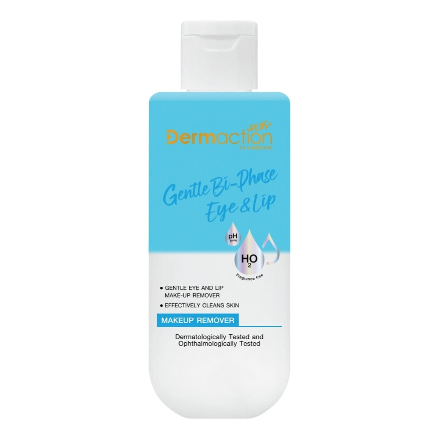 Dermaction Plus by Watsons Gentle Bi-phase Eye Lip Makeup Remover 180ml