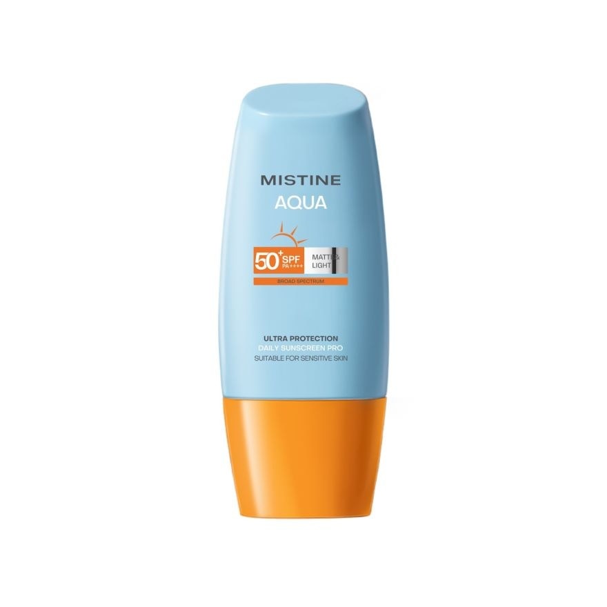 Mistine Aqua Base Ultra Protection MatteLight Daily Face SPF50+ PA++++ 40 ml.