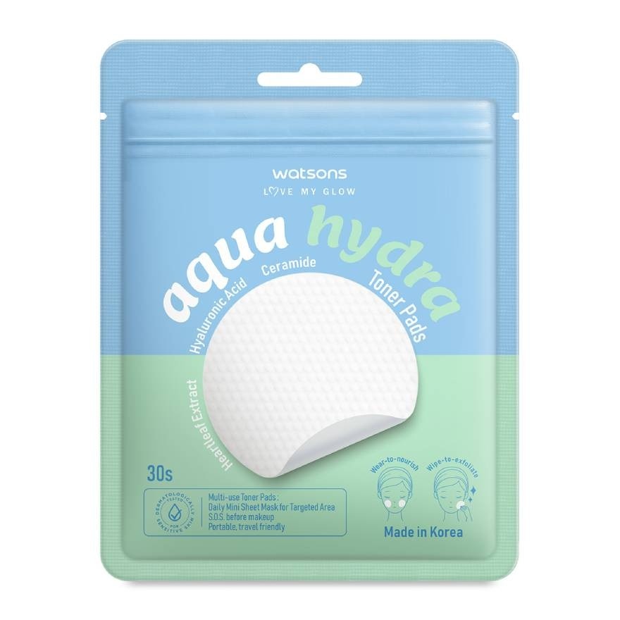Watsons Aqua Hydra Toner Pads 30pcs