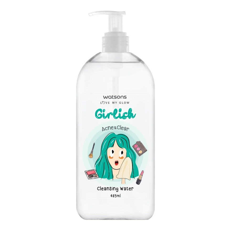 Watsons Girlish Acne Clear Cleansing Water 485ml