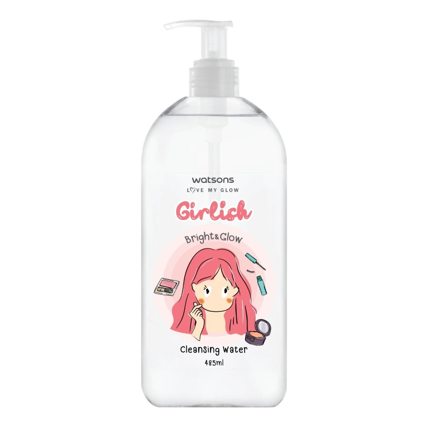 Watsons Girlish Bright Glow Cleansing Water 485ml