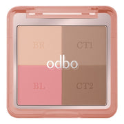 ODBO Glam & Shade Multi Palette Blush #01