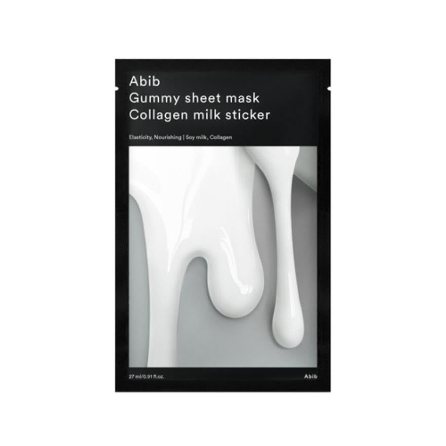Abib Gummy Sheet Mask Collagen Milk Sticker 1'S