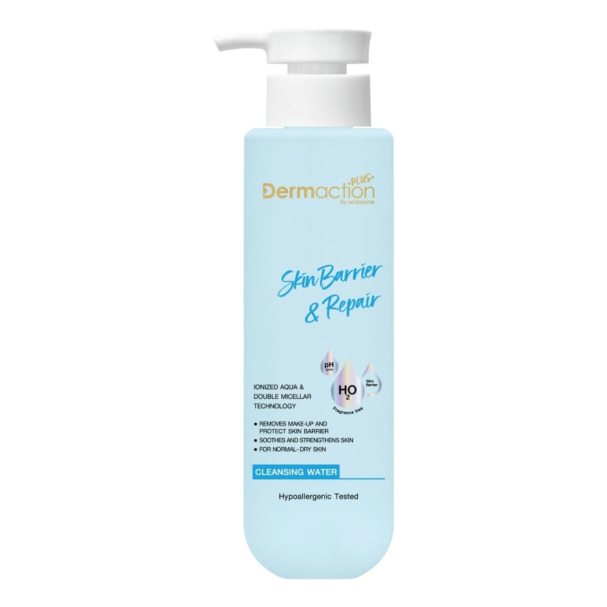 Dermaction Plus by Watsons Skin Barrier Repair Cleansing Water 250ml