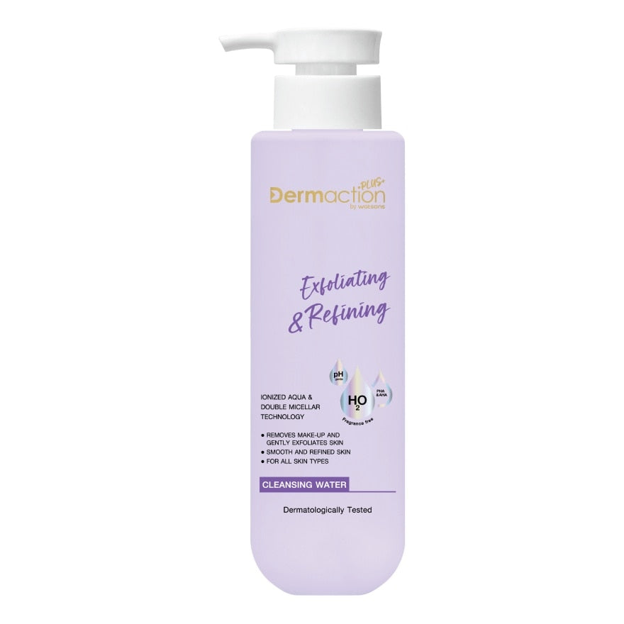 Dermaction Plus by Watsons Exfoliating Refining Cleansing Water 250ml