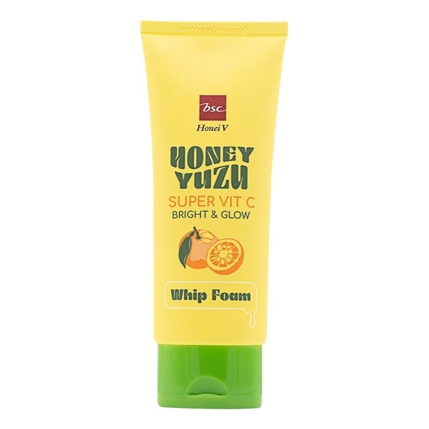 Honei V BSC Honey Yuzu Super VIT C Bright Glow Whip Foam 100 g.