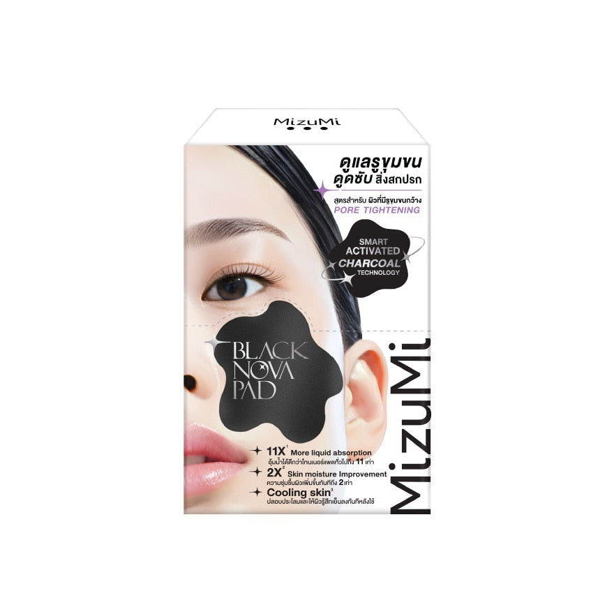 MizuMi Pad Black Nova Pore Tightening Pack 6pcs 10g
