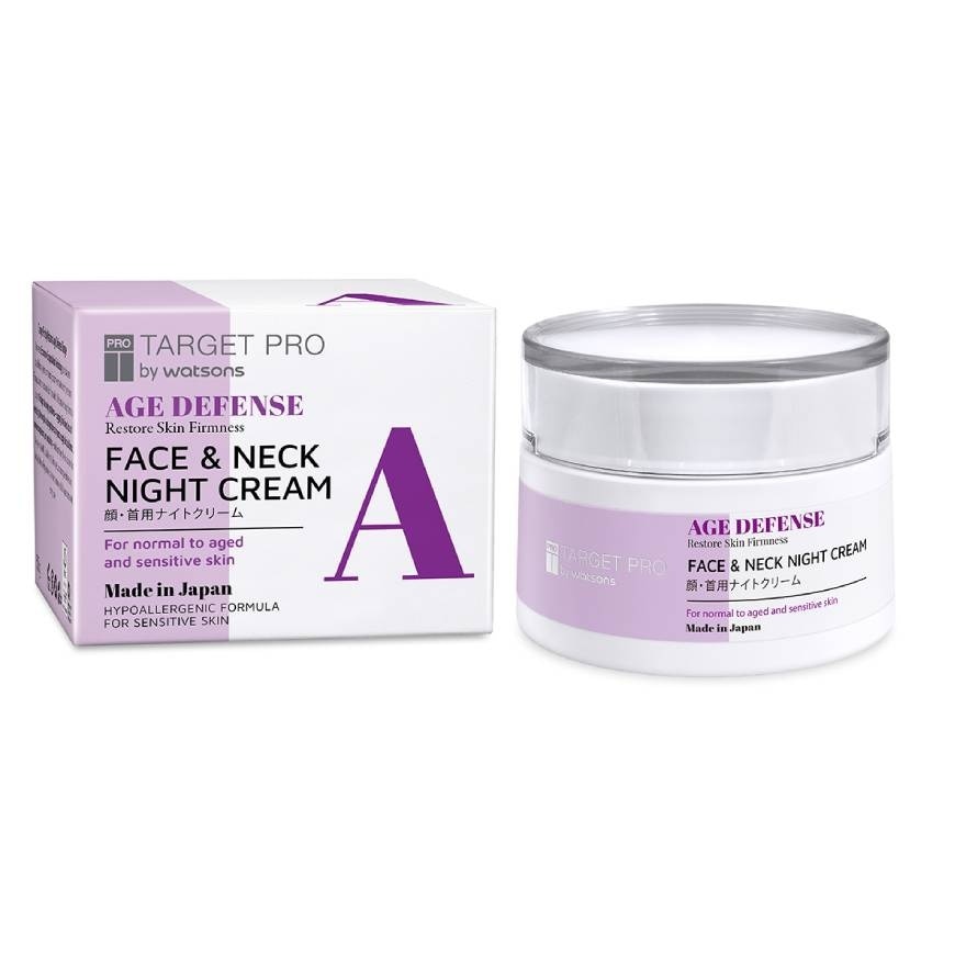 Target Pro by Watsons Age Defense Face and Neck Night Cream 50g
