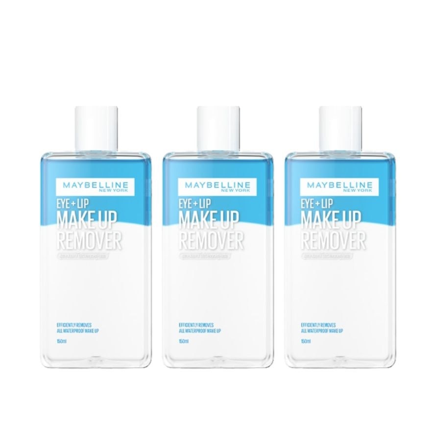 Maybelline New York Make Up Remover Eyelip x3 150ml