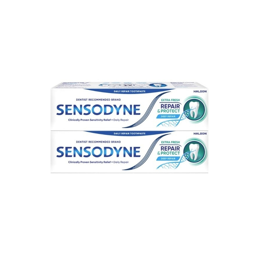 Sensodyne Toothpaste Repair Protect Extra Fresh Twin Pack 100g