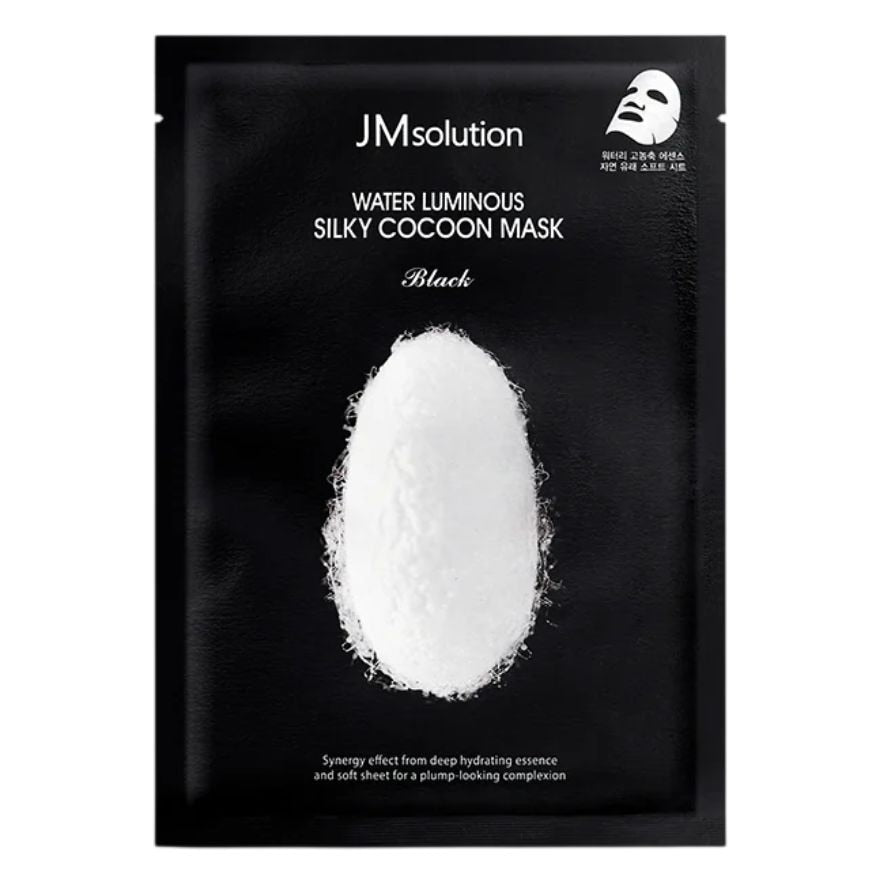 JM Solution Mask Water Luminous Silky Cocoon Black 1pc