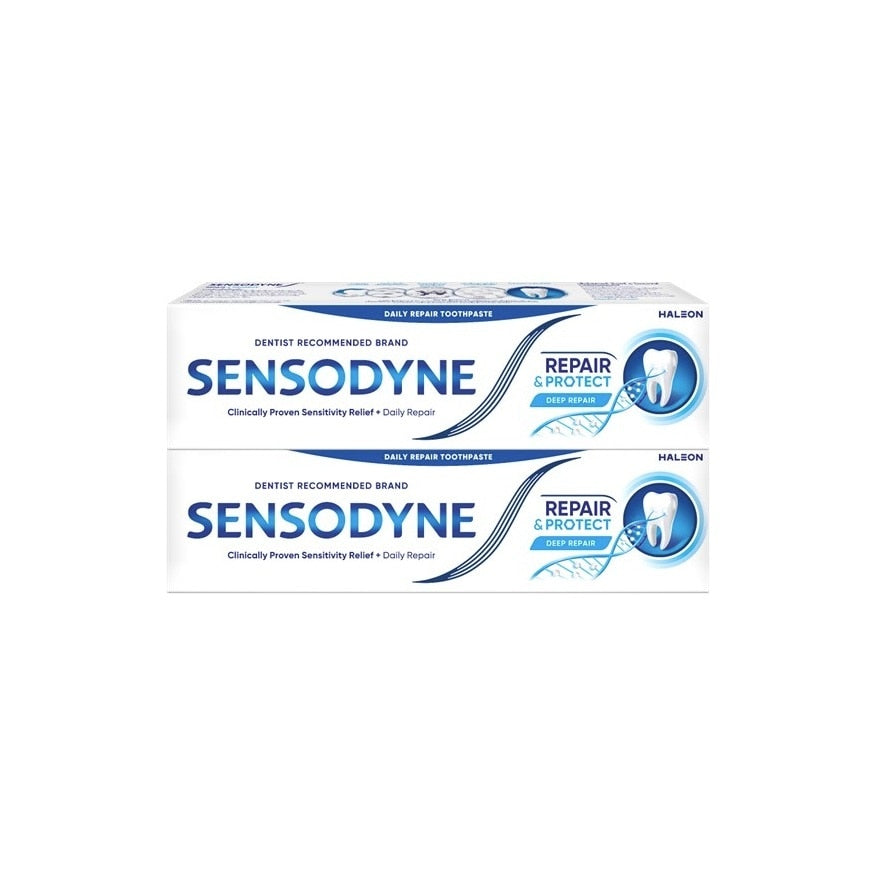 Sensodyne Toothpaste Repair Protect Twin Pack 100g