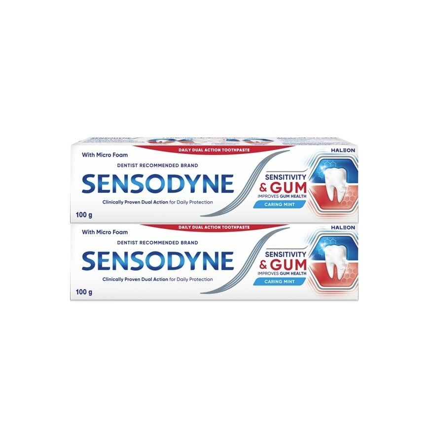 Sensodyne Toothpaste Sensitivity Gum Twin Pack 100g