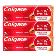 COLGATE Toothpaste Optic White Volcanic Mineral Pack 3pcs 100g