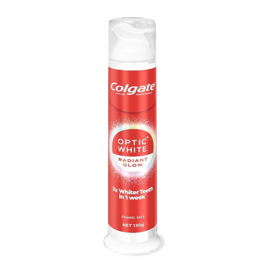 COLGATE Toothpaste Optic White Radiant Glow Pump 130g
