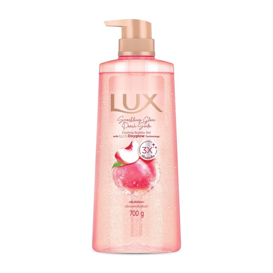 Lux Body Wash Sparkling Glow Peach Soda Gel 700 g.