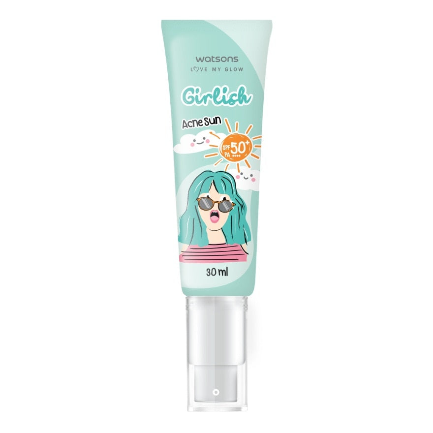 Watsons Girlish Acne Sun SPF50+ PA++++ 30ml