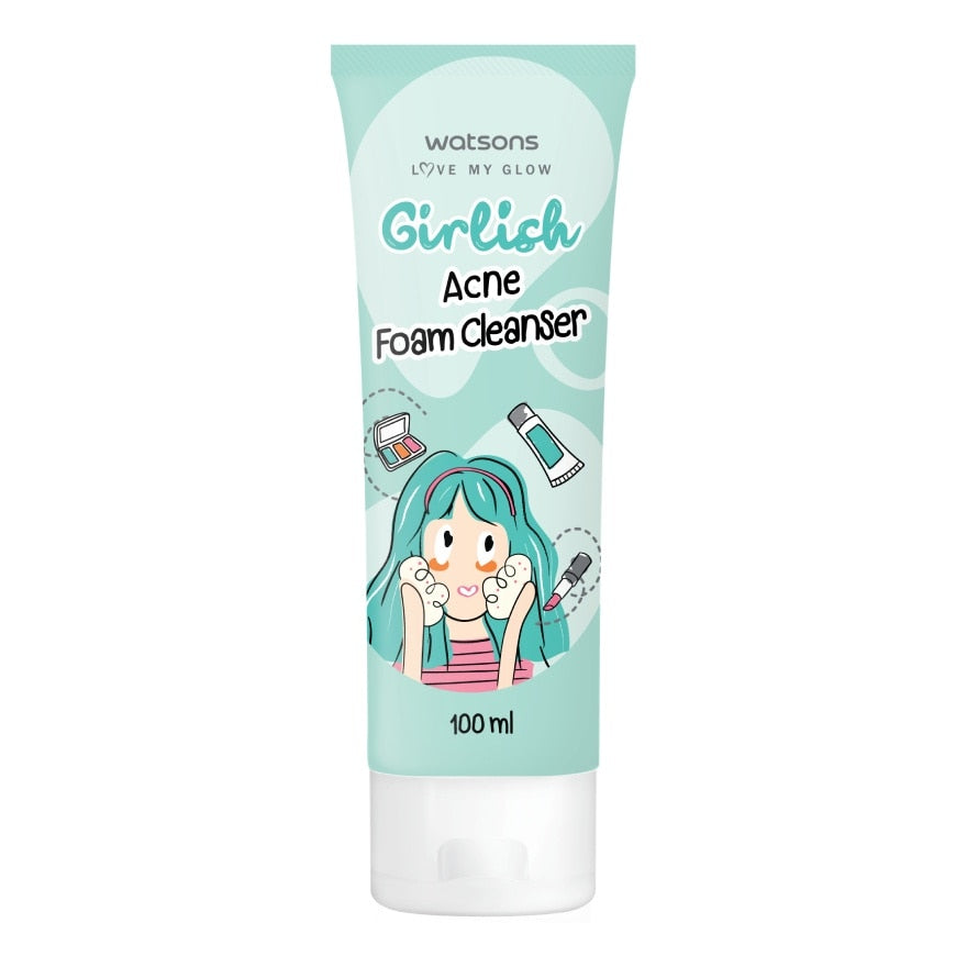 Watsons Girlish Acne Foam Cleanser 100ml