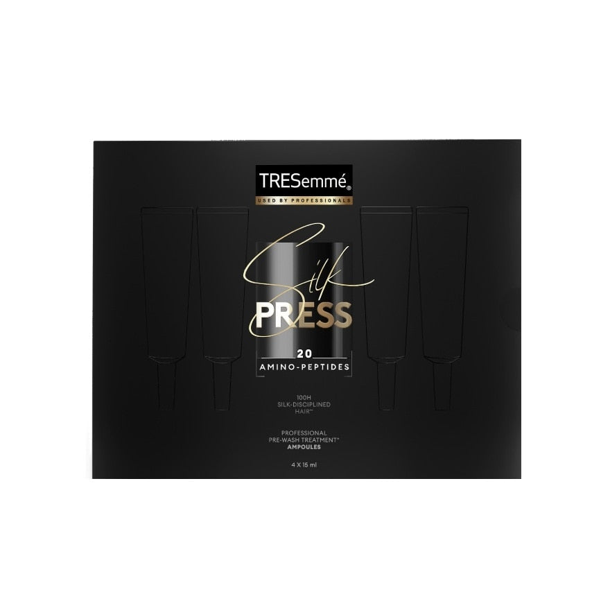 Tresemme Treatment Ampoules Silk Press Professional Pre-wash Pack 4pcs 15ml