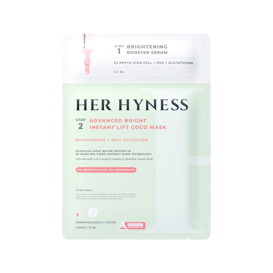 HER HYNESS Advanced Bright Instant Lift Coco Mask 1pc