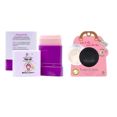Nario Llarias Value Pack Mang-Kud Deep Cleansing Scrub 10 g. Translucent Powder 5 g.