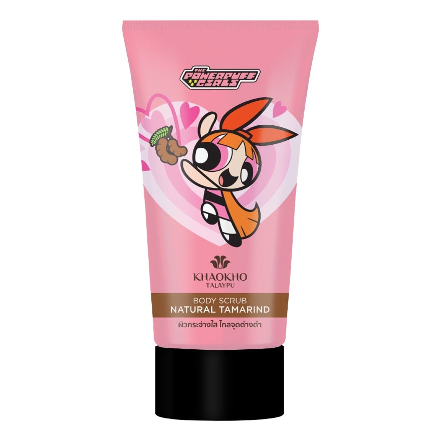 Khaokho Talaypu Body Scrub Natural Tamarind plus Vit C the Powerpuff Girls 120g