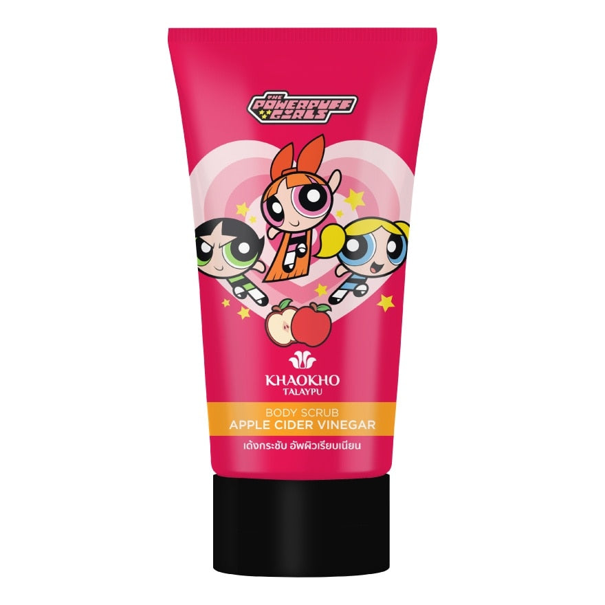 Khaokho Talaypu Body Scrub Apple Cider Vinegar the Powerpuff Girls 120g