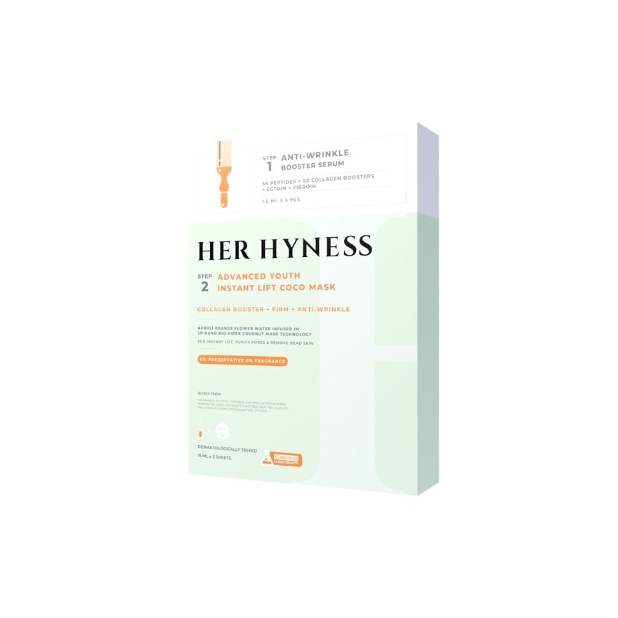 HER HYNESS Advance Youth Instant Lift Coco Mask 5 Sheets/box