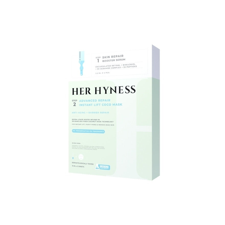HER HYNESS Advance Repair Instant Lift Coco Mask 5 Sheets/box