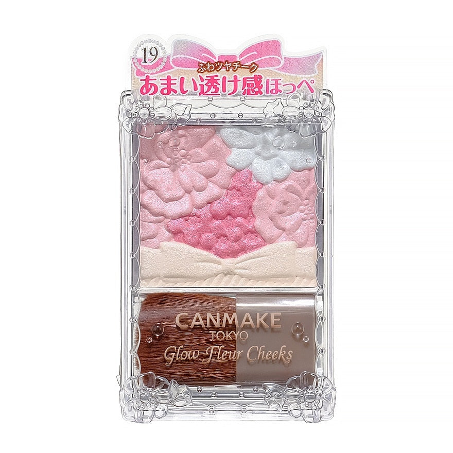 Canmake Glow Fleur Cheek Blush 5g #19 Sakurambo Soda Fleur