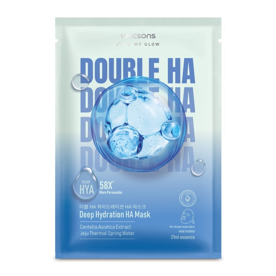 Watsons Double Ha Intensive Moisturising Ha Mask 1pc